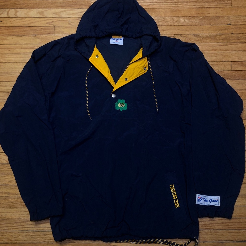 Notre Dame Windbreaker by The Game Large Vintage